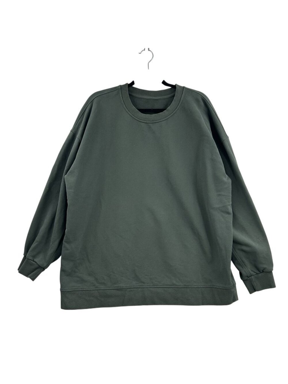 Lululemon Sweatshirt Oversized Men 2XL Green Crewneck Pullover Stretch  Athletic